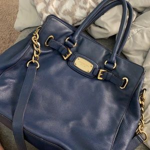 Soft leather Michael Kors jet setter shoulder bag